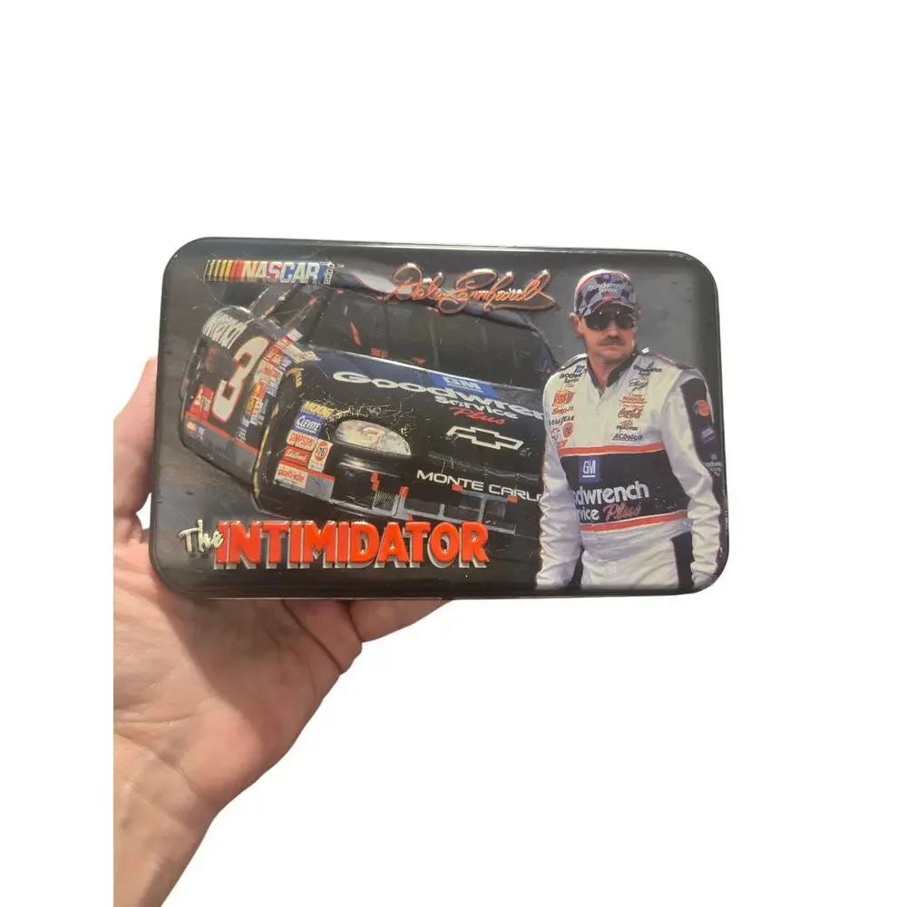 Dale Earnhardt Intimidator 2000 NASCAR Collectible Tin Playing Cards Sealed